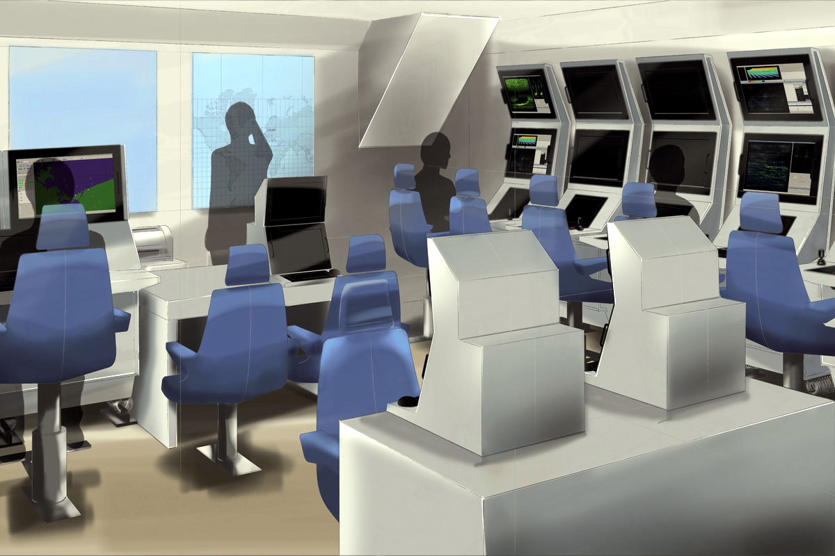 Okrętowy system zarządzania walką SCOT. Ilustr.: OBR CTM SA